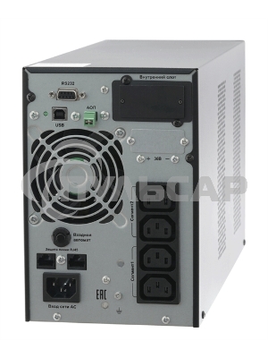 Источник бесперебойного питания двойного преобразования Связь инжиниринг, 1000ВА/1000Вт, напольный, 4xC13, SNMP слот, 2 года гарантия, Россия (АПСМ.435241.020-01)