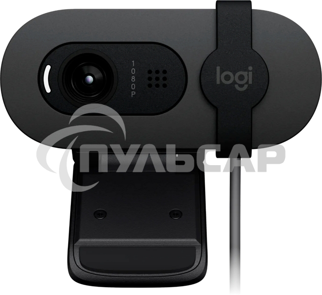 Веб-камера Logitech Webcam Brio 100, 1920x1080, GRAPHITE, защитная шторка, 960-001585