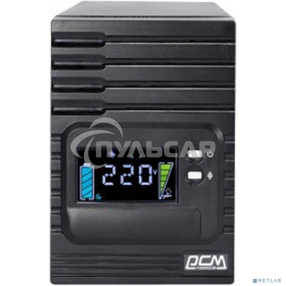 Источник бесперебойного питания Powercom Smart King Pro+ SPT-3000-II LCD 2400Вт 3000ВА черный