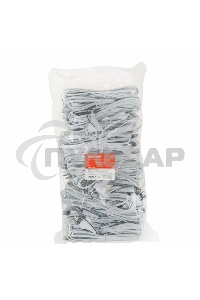 Шнур сетевой, вилка плоская без розетки, кабель 2x0.5 мм², длина 1,8 метра, белый Rexant