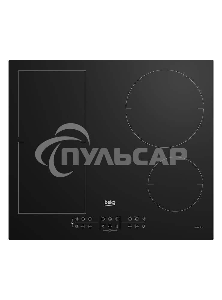 Индукционная варочная панель Beko HII 64200 FMT, черный
