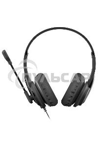 Наушники с микрофоном A4Tech HS-10 черный 2м