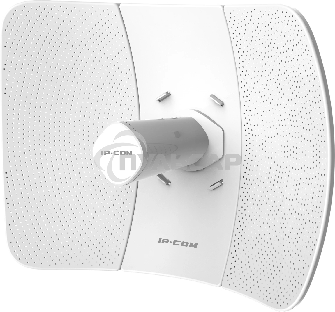 Наружный радиомост IP-COM iLBE-M5 большой дальности действия, 5 ГГц, до 433 Мбит/с, IP64, 1х23dbi, 1х100 Мбит/с, PoE