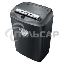 Шредер Fellowes Powershred 75Cs FS-46750 (FS-4675001/FS-4675002) авт., 3.9х50мм, 12лст., 27лтр., уничтожает: скобы, карты, скрепки, CD, селектор кол-ва листов