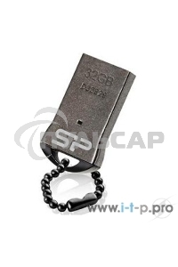 Флешка USB Silicon Power R/W 32 Gb Touch T01 SP032 Gb,UF2T01V1K USB 2.0 черный/серебристый