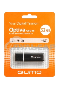 Флешка USB 2.0 QUMO 32 Gb Optiva 01 черный