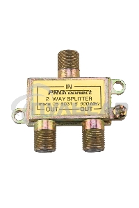 Делитель ТВ х 2 под F разъем 5-900 МГц PROCONNECT