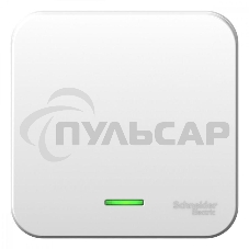 Выключатель 1-кл. ОП BLANCA (сх.1) 10А 250В изол. пласт. с подсветкой белый SchE BLNVA101111