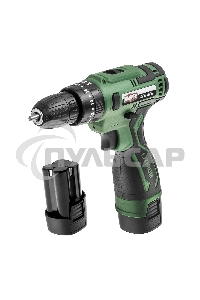 Аккумуляторная дрель ударная Hammer ACD16CH 16В 2x 2А·ч LiION 10мм 0-350/0-1350об/мин, 30 Нм, кейс 824160