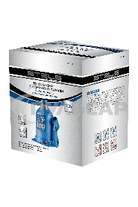 Домкрат гидравлический бутылочный телескопический, 10 т, подъем 180-430 мм Stels