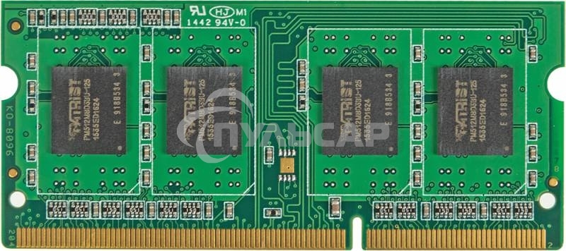 Оперативная память Patriot, DDR3, 4Gb (1x4 Gb), 1600 MHz, CL11, SO-DIMM