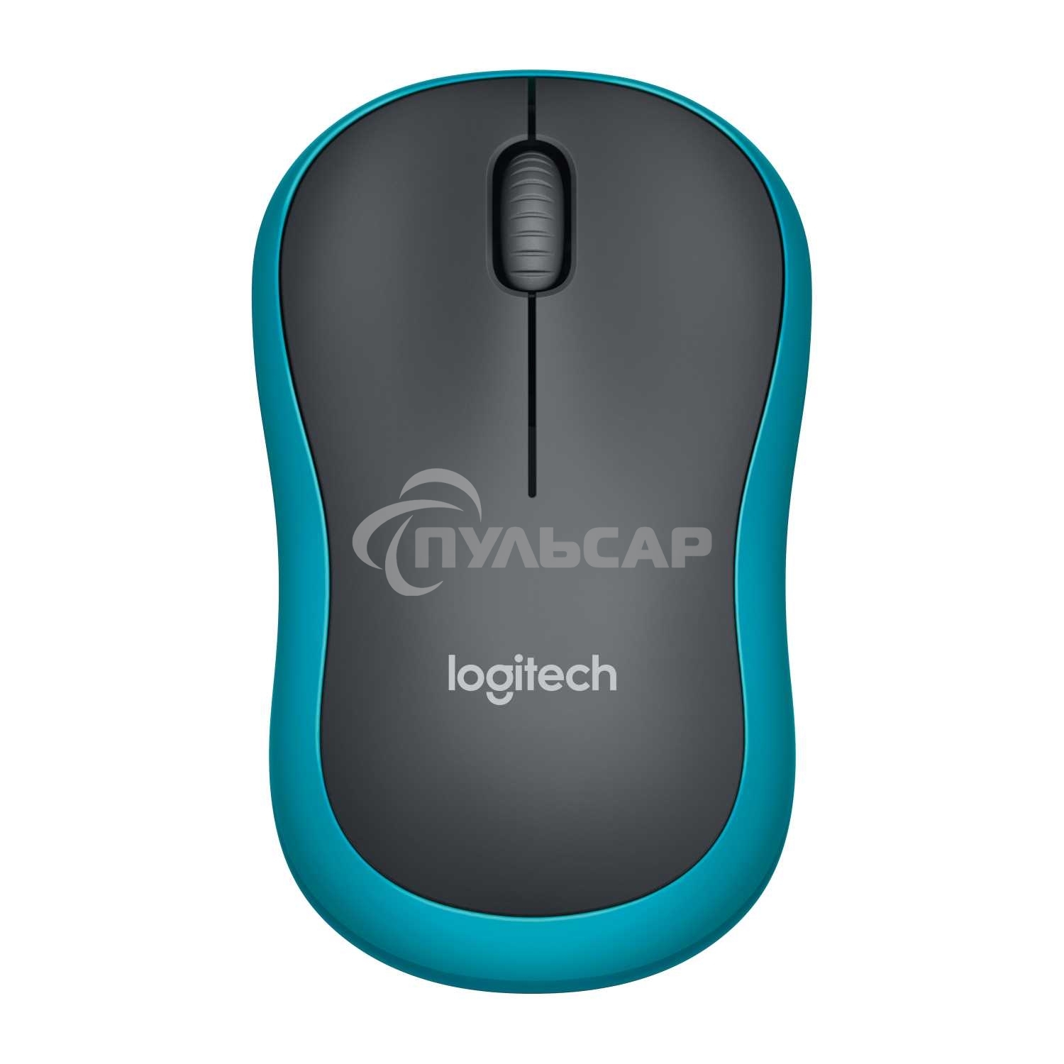 Мышь беспроводная Logitech M185 синий, 1000 dpi, радиоканал, USB, кнопки - 3