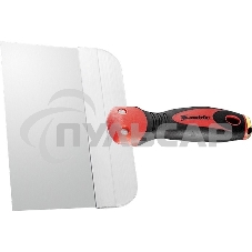 Шпатель Matrix фасадный из нержавеющей стали, 300 мм, 2-комп. ручка, широкое полотно