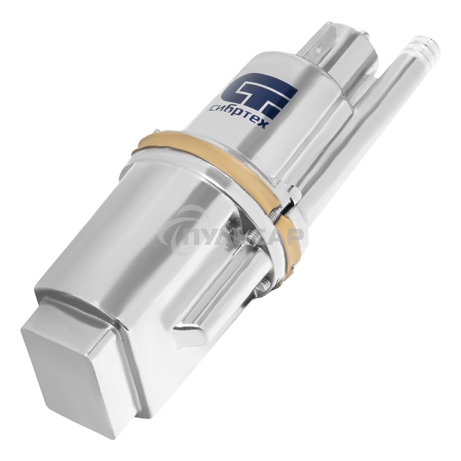 Вибрационный насос СИБРТЕХ СВН30015 верхний забор 300 Вт напор 75 м 1200 л/ч кабель 15 м 99302