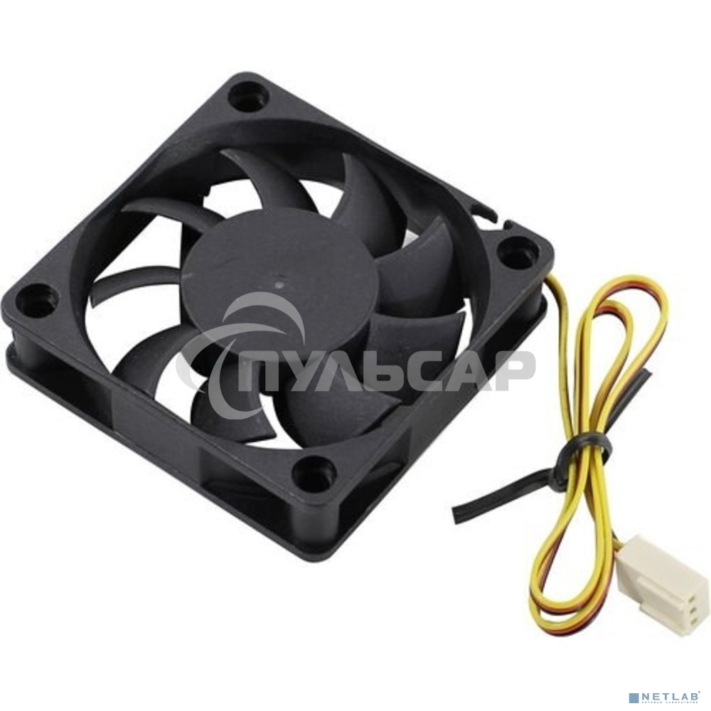 Вентилятор для корпуса ExeGate ExtraSilent ES06015S3P черный, 60 мм, 2500 об/мин, 17 дБ, 3 pin