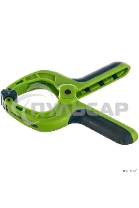 Струбцина клещеобразная, пл. корп., 2-х комп. рукоятки, усиленная пружина,1-1/4