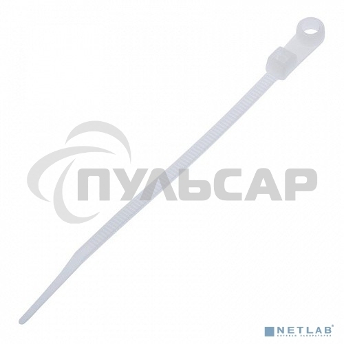 Стяжки NYTH-100х2,5 пластиковые с монтажным отверстием 100 мм х 2.5 мм (100 шт.)