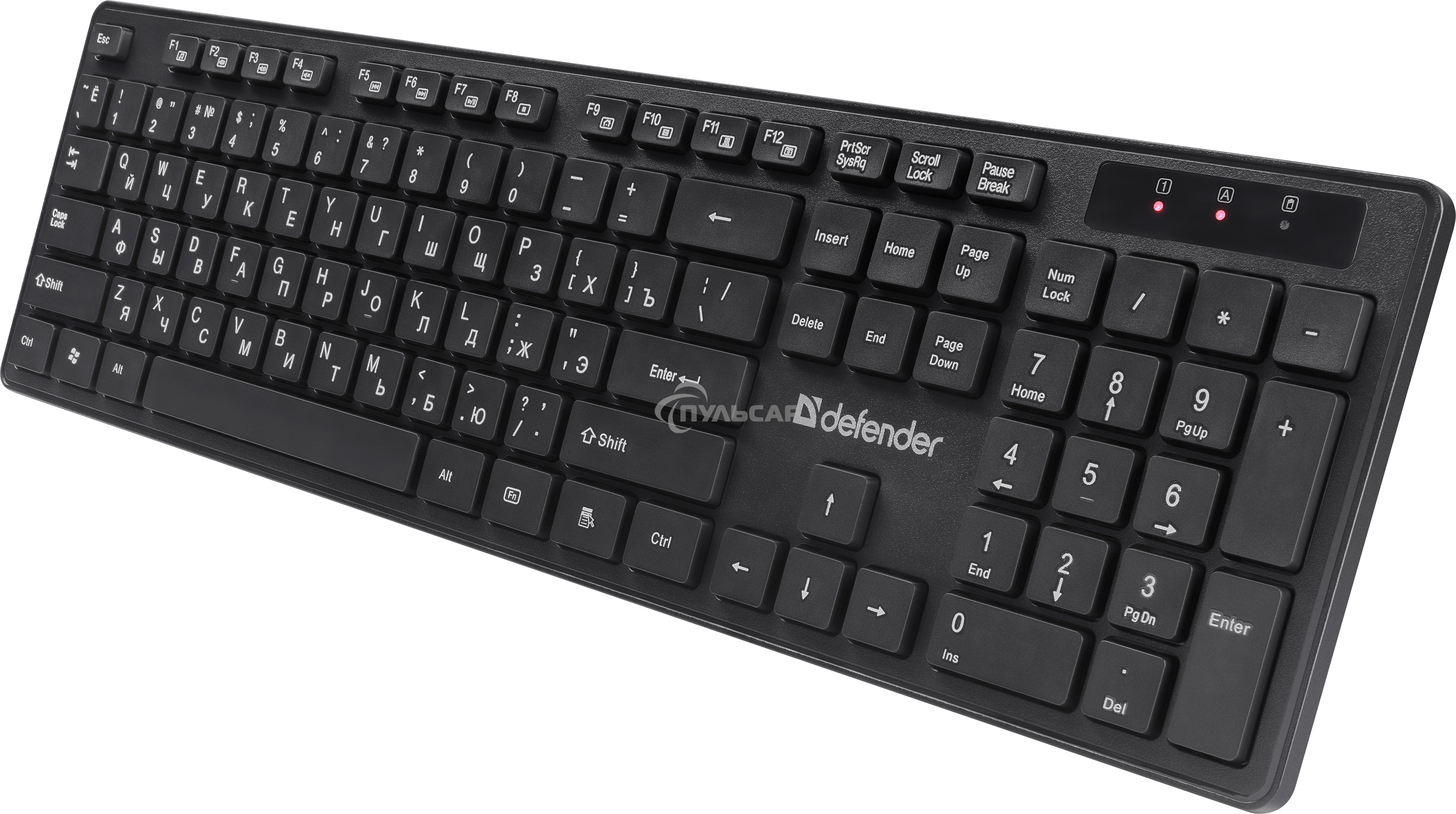 Комплект клавиатура + мышка Defender LIMA C-993 RU черный