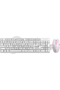 Комплект клавиатура + мышка Defender LINE MOTION C-977 RU белый