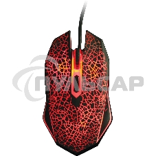 Мышь проводная Qumo Solaris M10 + коврик, проводная, оптическая, 800/1200/1600/2200 dpi