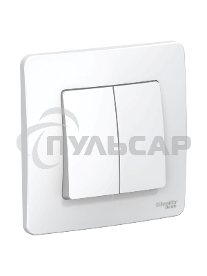 Выключатель 2-кл. СП BLANCA (сх.5) 10А 250В белый SchE BLNVS010501