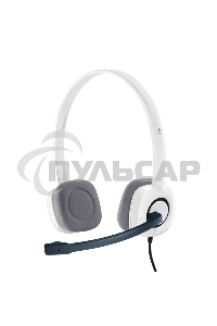 Наушники с микрофоном Logitech H150 белый накладные оголовье (981-000350)
