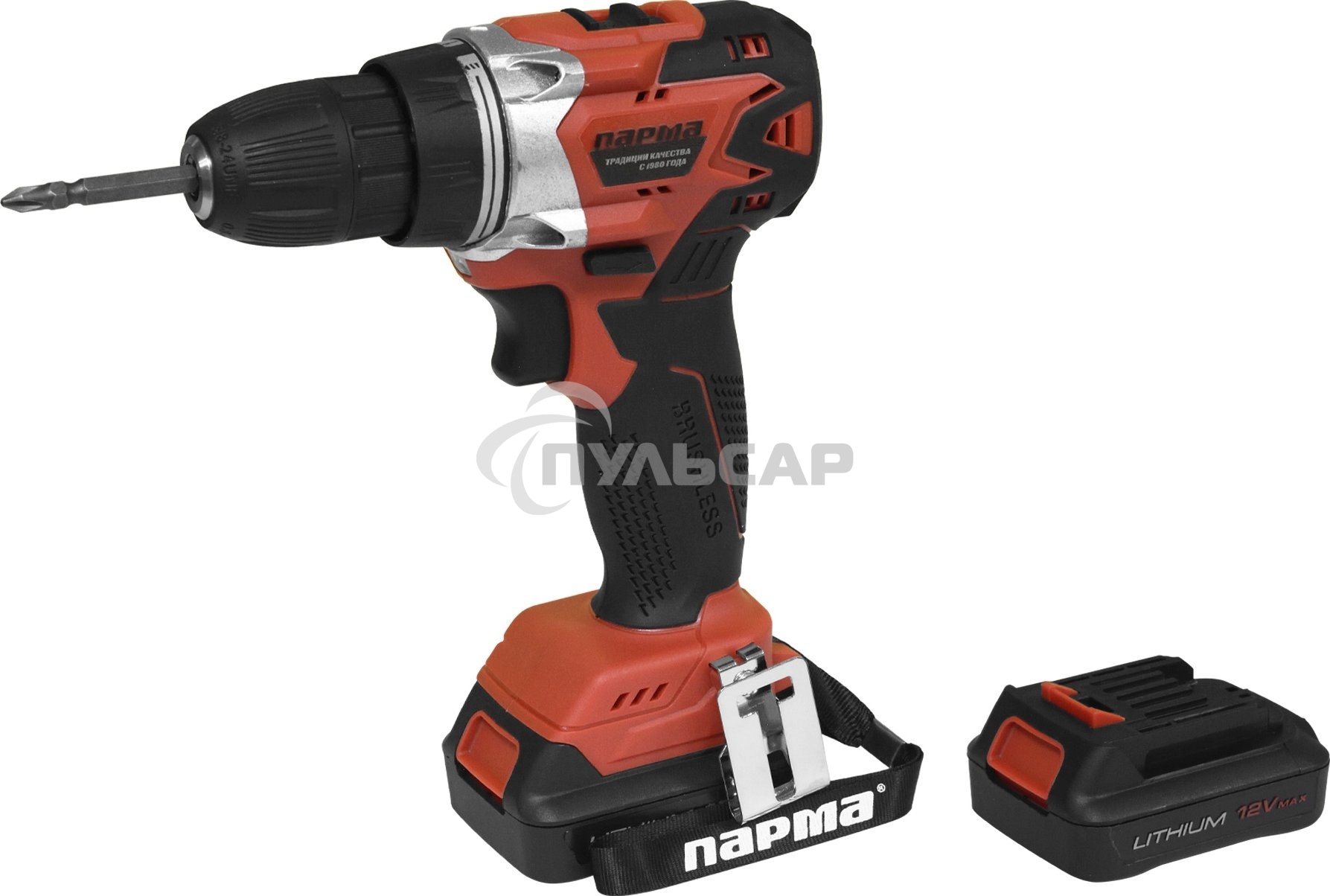 Дрель-шуруповерт акк. Парма ДША-02А-1512/2Li 02.021.00014