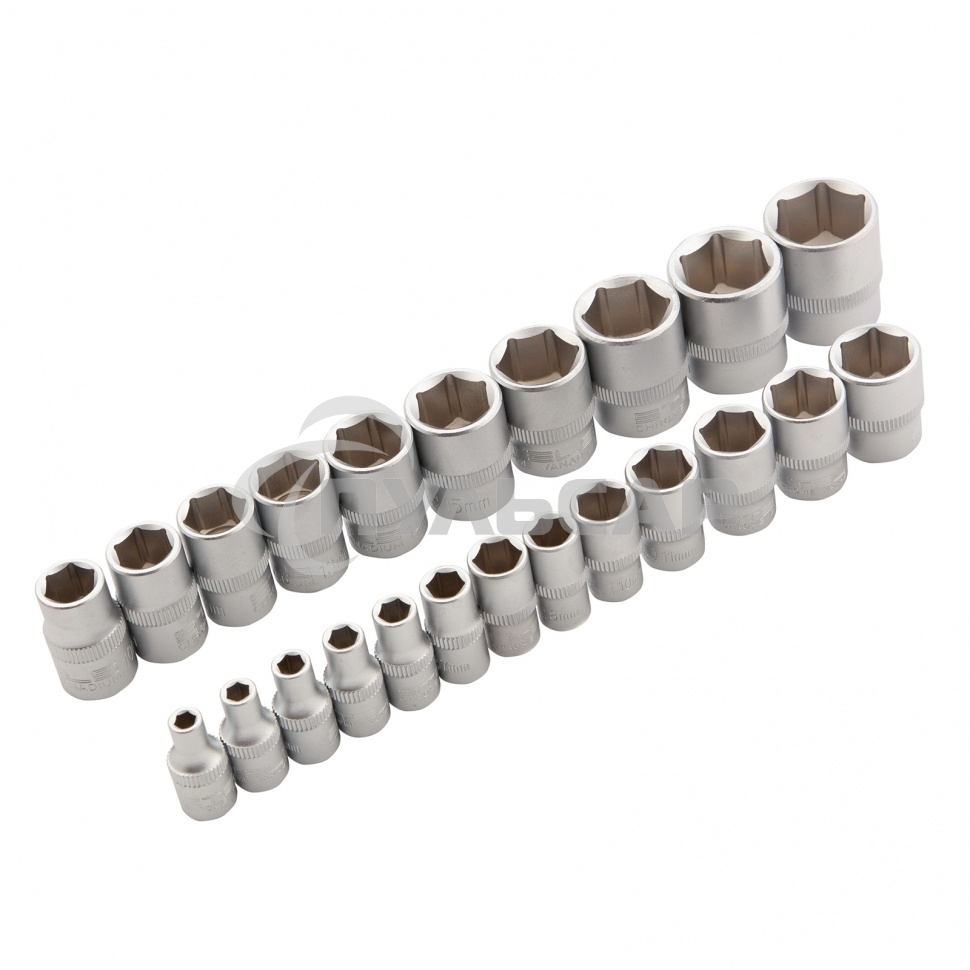 Набор инструментов STELS 141151/4'' 3/8'' 1/2'' cr-v s2 усиленный кейс 216предм.