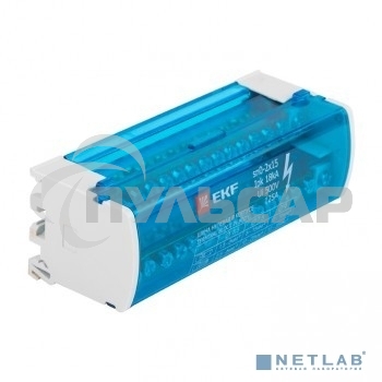 Шина нулевая в корпусе 2х15 EKF sn0-2x15