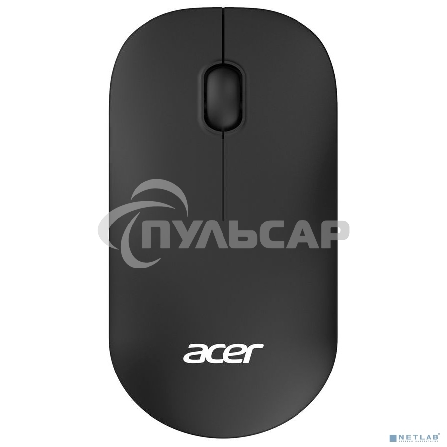 Мышь беспроводная Acer OMR130 черный, 1200 dpi, радиоканал, USB, кнопки - 3