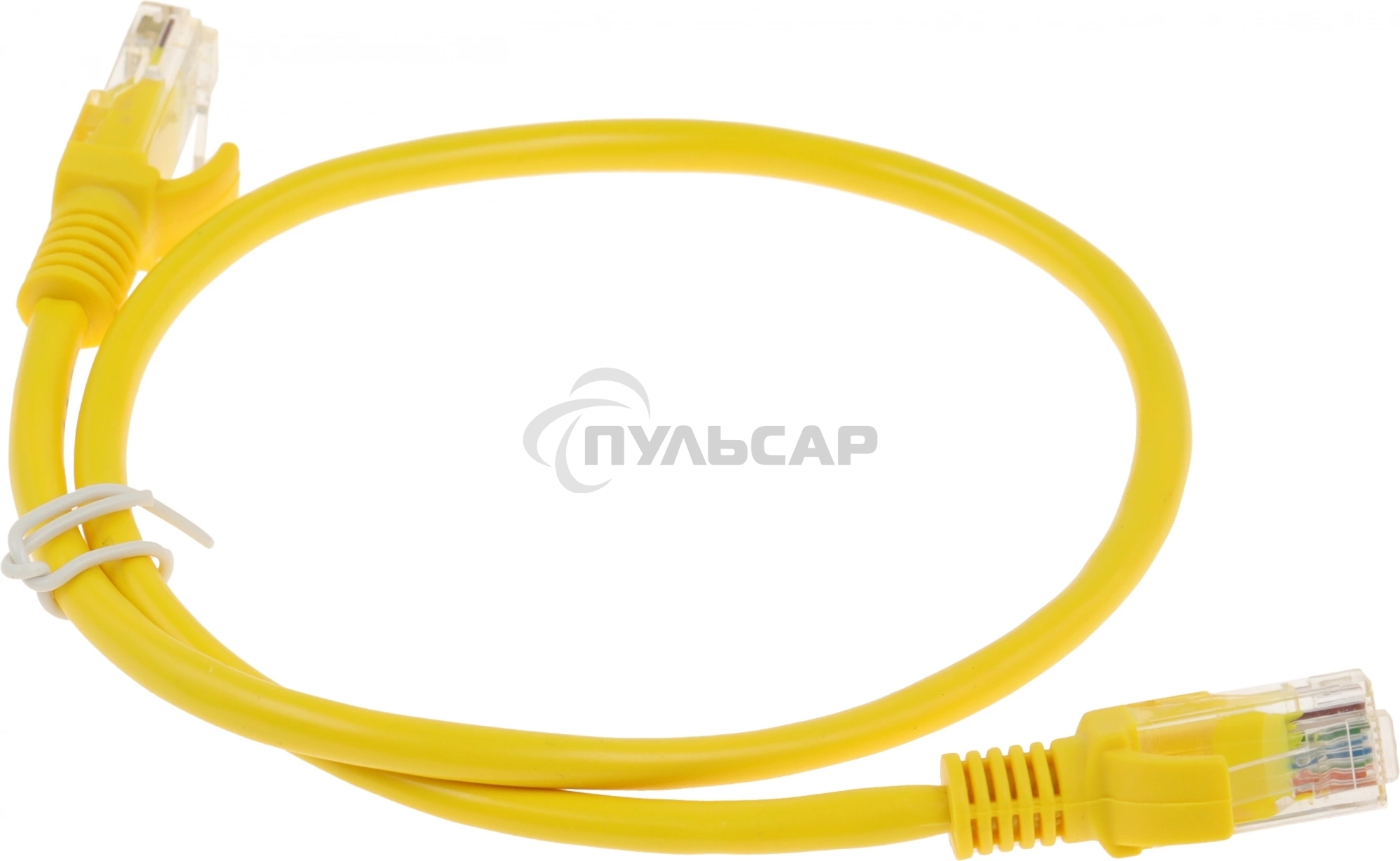 Патч-корд UTP Cablexpert кат.5e, 0.5м, литой, многожильный (желтый)