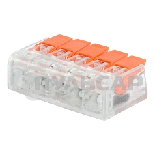 Универсальная компактная клемма, 5-прoводная до 4,0 мм² (5 шт/уп) Rexant