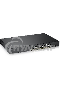 Коммутатор Smart L2 PoE+ Zyxel GS1900-24HPv2, rack 19