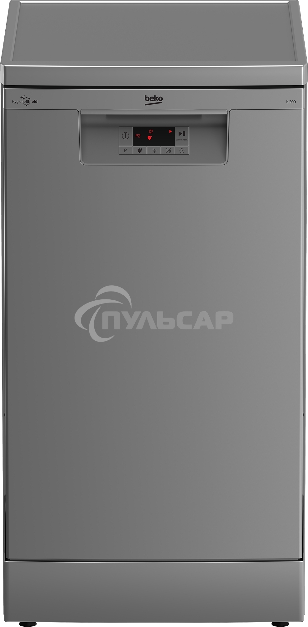 Посудомоечная машина Beko BDFS15020S, серебристая, 44.8 см, 10 компл., 49 дБ, класс A