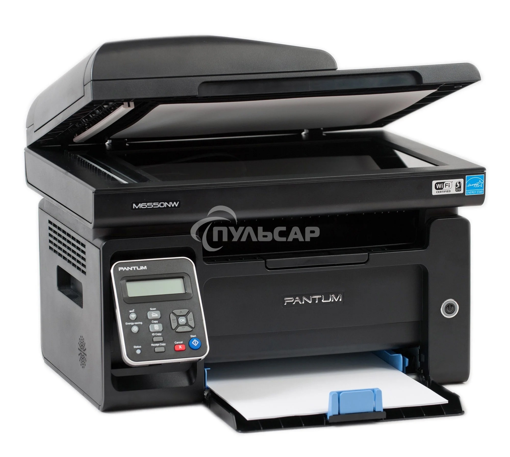 МФУ лазерное Pantum M6550NW, A4, ч/б, печ. до 22 стр/мин., скан. до 22 стр/мин., 1200x1200dpi, USB, RJ-45, Wi-Fi