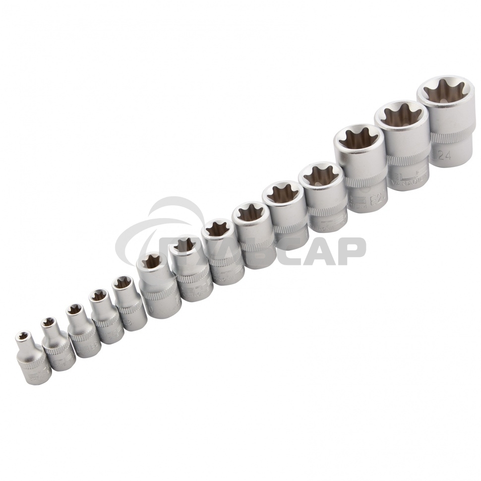 Набор инструментов STELS 141151/4'' 3/8'' 1/2'' cr-v s2 усиленный кейс 216предм.