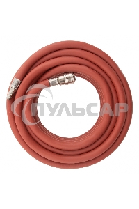 Шланг пневматический резиновый, 10x16мм, 24 бар, армированный, быстросъем, 10м STELS 57021