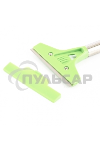 Скребок, фиксированное лезвие 100мм, металлич. обрезиненная ручка, 250мм Сибртех