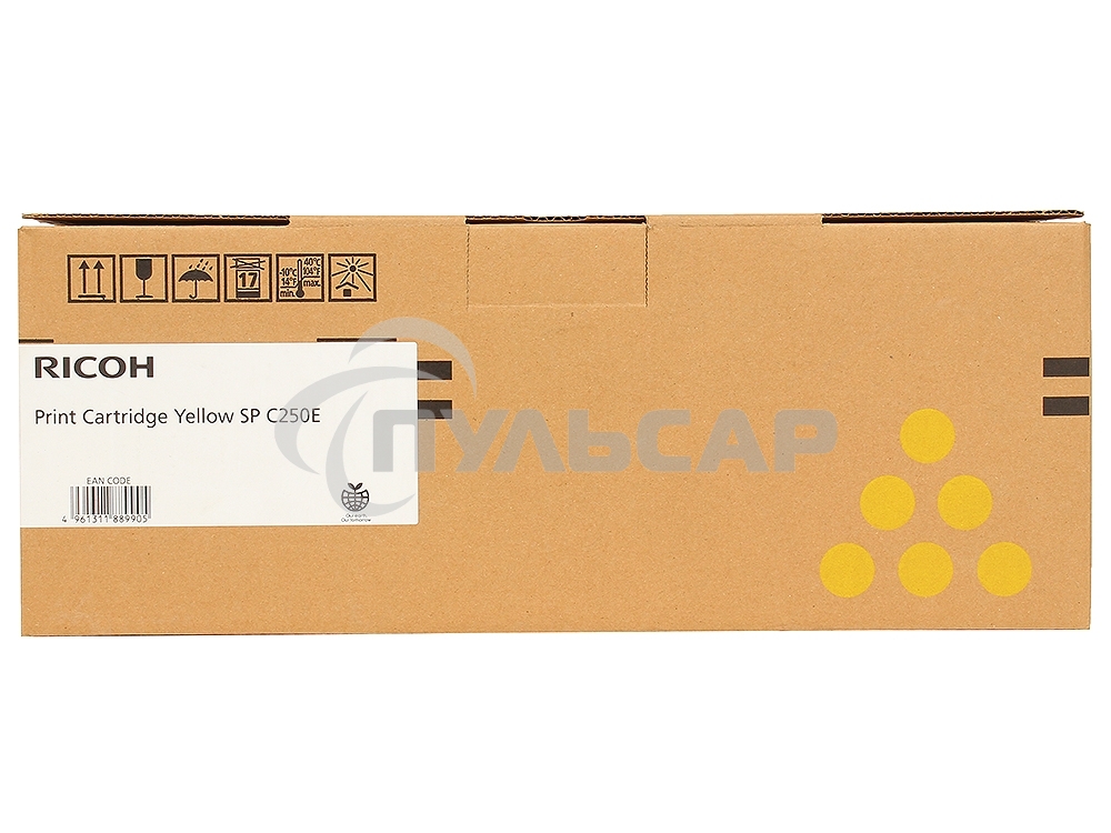 Картридж лазерный Ricoh тип SPC250E желтый для SP C250DN/C250SF 1600 отп.