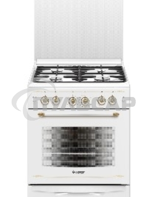 Плита газовая Gefest ПГ 6100-02 0181 белый, конфорок 4 шт, духовка 52 л, 60 см x 85 см x 60 см