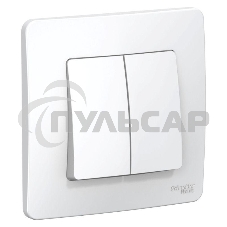 Выключатель 2-кл. СП BLANCA (сх.5) 6А 250В белый SchE BLNVS006501