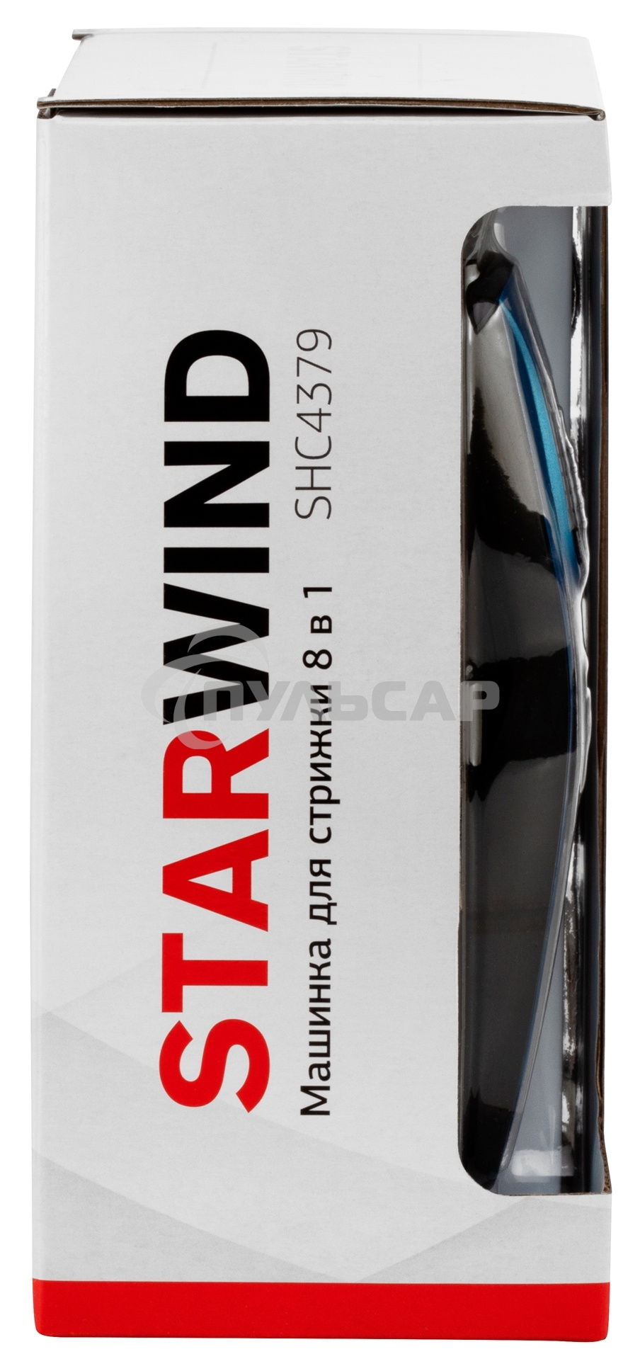 Машинка для стрижки Starwind SHC 4379 синий/черный 3Вт (насадок в компл:8шт)