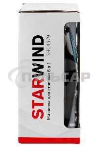 Машинка для стрижки Starwind SHC 4379 синий/черный 3Вт (насадок в компл:8шт)